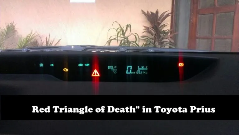 How to fix the “Red Triangle of Death” in Toyota Prius?